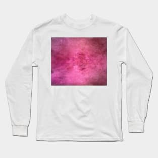 Pink grunge texture Long Sleeve T-Shirt